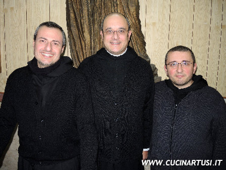 I tre Frati Minimi: Antonio, Saverio e Giorgio FratiMinimi2015 02