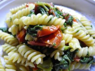 PASTA COI TENERUMI ASCIUTTA IN PADELLA
