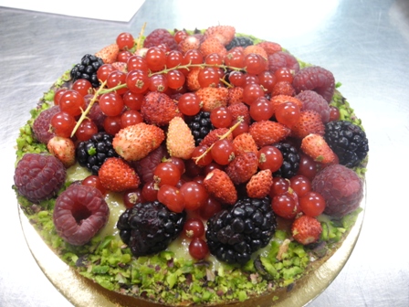 La crostata con crema alla soia e frutti di bosco Diana 2012 4